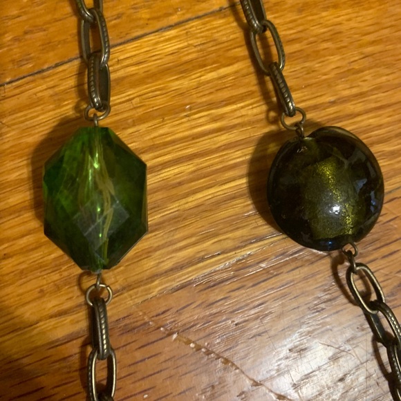 🐞2 for 30🐞 Green Stone Necklace - Picture 5 of 7